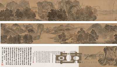 吴彬 桃园图 卷 33×428cm